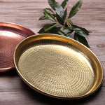 Copper plate brass tray copper tea tray candy plate pure copper jewelry storage tray