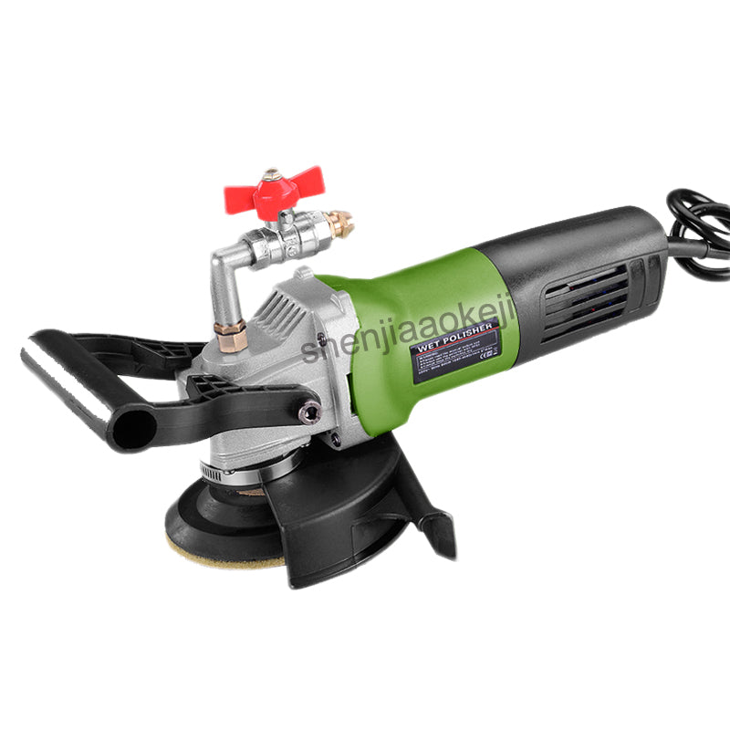 220V Water Injection-type Electric Stone Wet Polisher Cement Marble  Polishing Machine