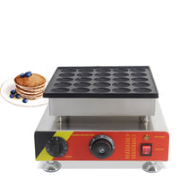 Dutch Poffertjes Grill Stainless Steel Mini Dutch Pancakes Waffle Machine