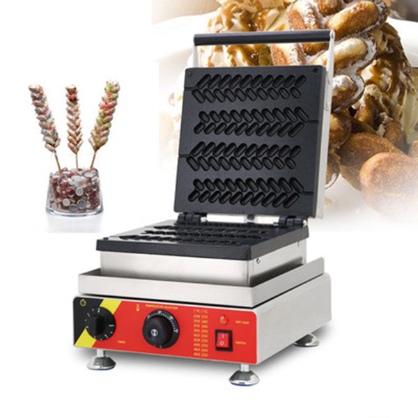 Electric 4pcs stick waffle baking machine commercial wheat waffle maker machine lolly muffin making machine waffle iron machine