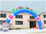 Amusement park opening event inflatable arch wedding rainbow arch