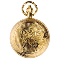 Metal Copper Automatic Movement Mechanical Pocket Watch