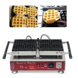 Stainless Steel Commercial Industrial Belgian Rotating Waffle Maker/Electric Rotating Waffle Making Machine