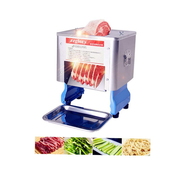 Meat Shred Machine, 2.5mm Meat Cutter Electric Meat Cutting Machine Auto Meat Slicer 110V/220V