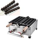 Gas Skewer Waffle Maker Machine Takoyaki Octopus Balls Grill Pan Non Stick Ball Shaped Waffle Baker Quail Egg Skewer