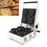 Mini Pizza Making Machine Pizza 4pcs Waffle Baking Maker/Party Snack Baker Machine/Pizza cookie making machine