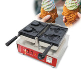 fish shape open mouth waffle maker taiyaki machine