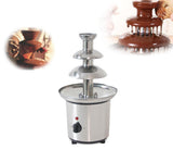 Chocolate Fountain Three Layers Creative Design Chocolate Melt with Heating Fondue Machine DIY Chocolate Waterfall Hotpot