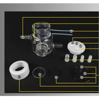 Electrochemical optical water bath constant temperature sealed electrolytic cell tank  electrolytic cell window optical cell