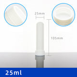 3PCS PTFE centrifuge tube F4 test tube screw round bottom test tube with cover