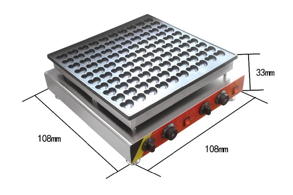 heart snack Dutch poffertjes maker/heart shape dutch poffertjes grill/Engagement party mini waffle snack machine