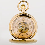 Metal Copper Automatic Movement Mechanical Pocket Watch