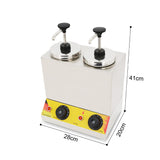 Restaurant Hot Fudge Pump Nacho Sauce Cheese Warmer Dispenser Supplier