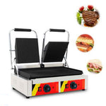 Panini Grill Sandwich Press Machine Beef Steak Grill Commercial Equipment