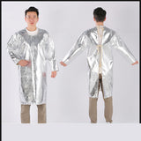 Aluminum foil  coat heat insulation flame retardant protective clothing heat radiation 1000 degrees fireproof anti-scalding apron