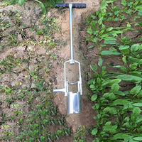 Manual Corn Seedling Transplanter/Hand Maize Soil Drilling and Hole Puncher/Vegetable Flower Seedling Migration Tools