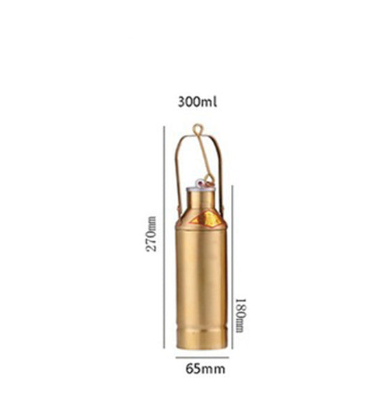Sampler copper sewage sampling tank petrochemical oil sample sampling barrel bottle (300ml)