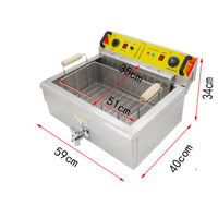 30L Commerical Electric Deep Fryer Machine Chiken French Fries Frying Machine