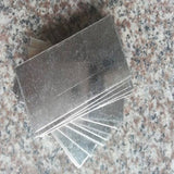 10pcs Pure Iron Sheet Iron Plate Iron foil Pure Iron Sheet Pure Iron Plate Cathode Iron Sheet (0.05x100x100mm)