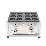 Snack machines LPG gas Bomb Burning Machine Bubble waffle 8cm bakudanyaki machine Japanese Octopus Ball Takoyaki Grill Machine