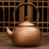Copper pot kettle teapot pure copper handmade copper thickening health pot vintage retro tea gift tea set