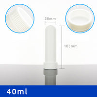 3PCS PTFE centrifuge tube F4 test tube screw round bottom test tube with cover