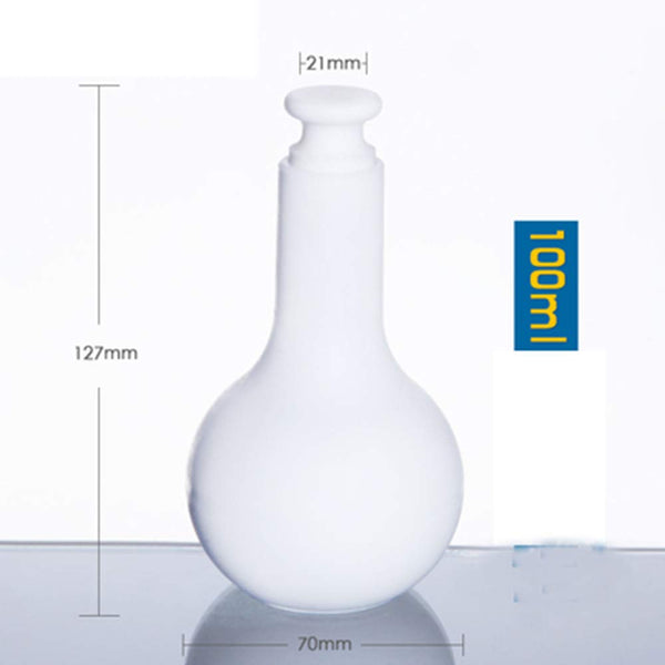 1pcs PTFE Volumetric Flask,Pure   Bottle,Chemistry Labware (100ml)