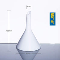 ptfe triangle funnel  Funnel resistant to strong acid and alkali (80mm)