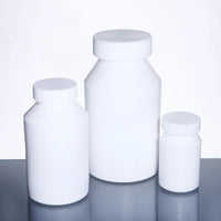 PTFE jar Acid and Alkali Resistant Capacity Bottle   PTFE Plastic Bottle Chemical Organic Solvent Packaging Container (250ml)