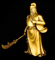 copper  guan yu statue guan gong statue