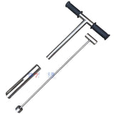 Stainless Steel Earth Sampler Screw Auger Spiral Earth Soil Driller Probe Sampling with Ejector