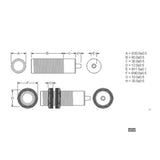 40KHZ transceiver Range Sensor Level ultrasonic Module Measurement 0.3-3m