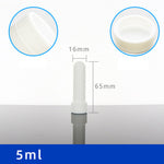 3PCS PTFE centrifuge tube F4 test tube screw round bottom test tube with cover