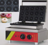 15pcs 110v /220v Electric Commercial Donut Doughnut Machine Maker Iron Baker