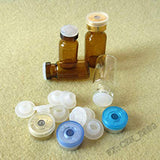 1000pcs/lot 13mm White Silicone Rubber Stopper Plug for Medical Glass Bottle Vials