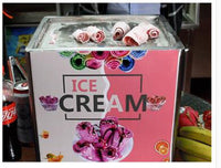 Small Fried Ice cream Roll Machine Fried ice cream Home Use Rolling Stainless Stell Fried Ice pan Machinery