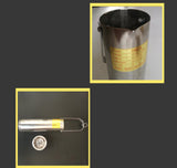 Stainless Steel petrochemical Oil Sampler, Sewage Liquid Sampling Bottle Cup(500ml)