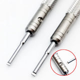 Free Shipping Stainless Steel T-Blade Screwdriver Set of 6 with Spare Blades for Watch Repair