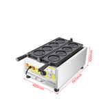 coin waffle maker machine round shape waffle machine panda waffle