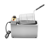 Electric 8L small fryer machine potato chip deep fyrer with basket