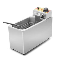 Electric 8L small fryer machine potato chip deep fyrer with basket