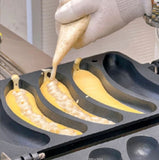 Long Waffle Maker Banana Shape Stick Commercial Waffle Maker   fruit Waffle Maker