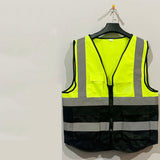 Reflective vest motorcycle riding safety clothing traffic road inspection reflective clothing construction vest customization