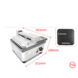 Panini Press Plates grill sandwich Commercial Electric Hotel Outdoor panini sandwich maker