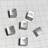 High Purity 99.95% Tungsten Block Metal W Periodic Table Cube High Density Tungsten Cube Hobby Display Collection