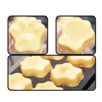 Commercial Animal Cat Paw Shaped Waffle Maker Machines Iron Plates Tiger Dog Cat Paw Shaped Waffle Maker