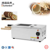 Electric Ice Cream Cone Baking Oven Mini Chimney Cake Roller Grill Oven Kurtos Kalacs Waffle Cone Baker Maker Snack Machine