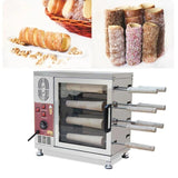 Stainless Steel Commercial 110v 220v Electric  8 Roller Hungarian Kurtosh Chimney Cake Oven