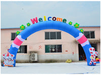Amusement park opening event inflatable arch wedding rainbow arch